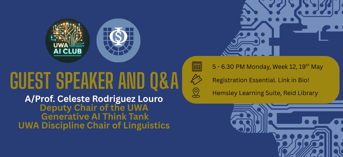 Promotional graphic for the Know Thyself talk with A/Prof Celeste Rodriguez Louro